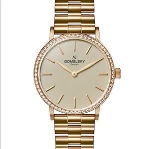 Shinola Gomelsky Agnes Watch Diamond Accent .48ctw